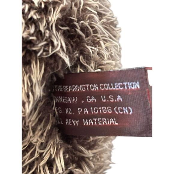Bearington Collection White Brown Hedgehog Biggie Higgy Plush Stuffed Animal 9" - Picture 4 of 8